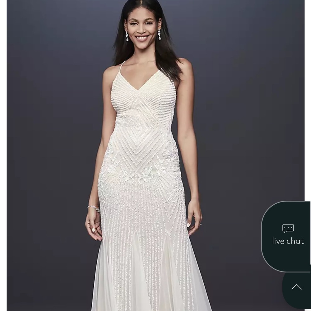 Beaded wedding dress